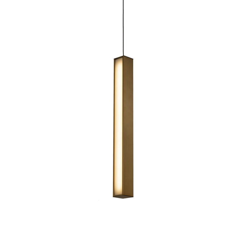 Chaos 20" Mini Pendant in Aged Brass