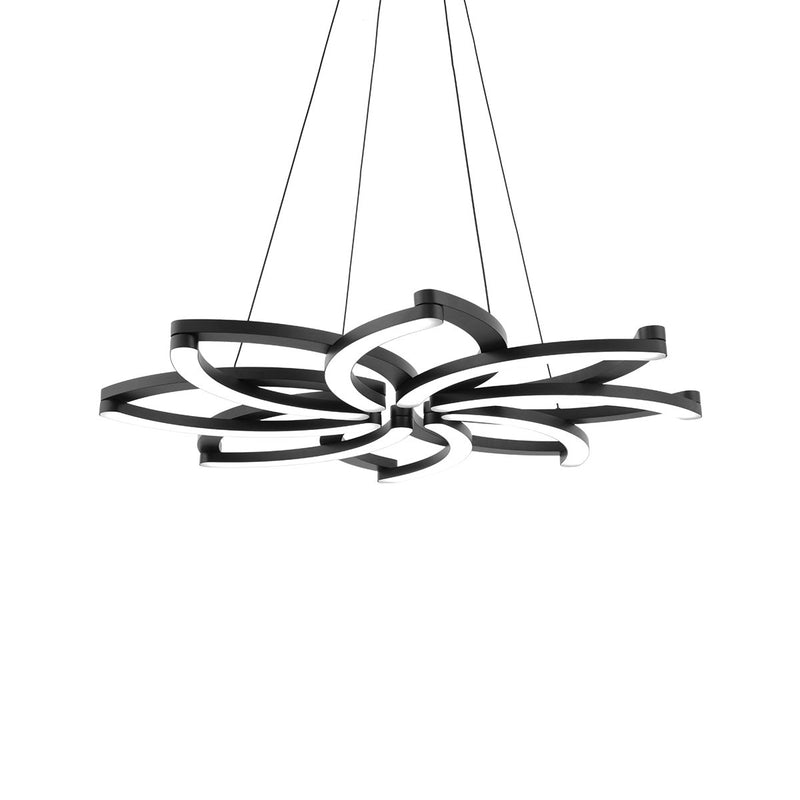 Bloom 8-Light Pendant in Black