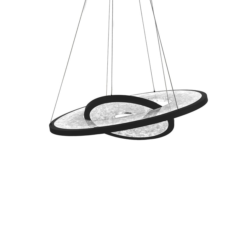 Jupiter 2-Light Pendant in Black