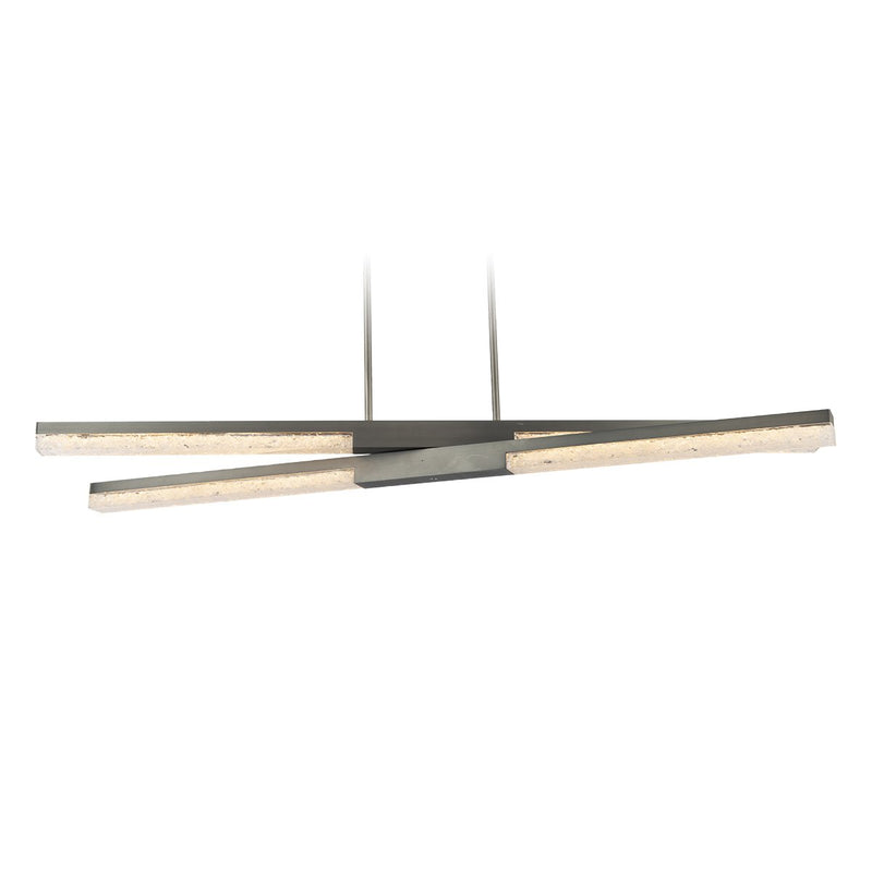 Minx 4-Light Linear Pendant in Antique Nickel
