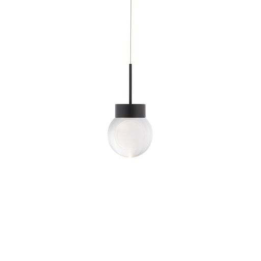 Double Bubble LED Mini Pendant in Black