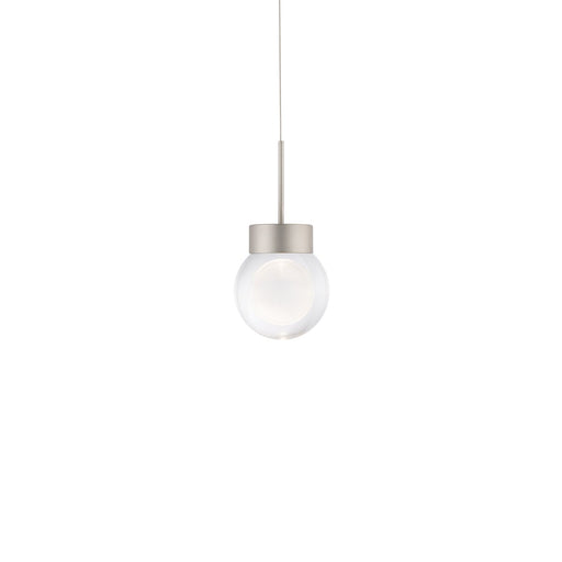 Double Bubble Mini Pendant in Satin Nickel