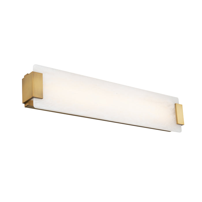 Quarry LED Bath & Vanity Light in Aged Brass