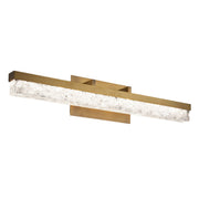 Minx 29" Bath Vanity Light in Aged Brass