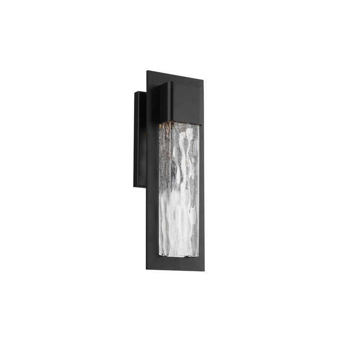 Mist LED Outdoor Wall Sconce in Black