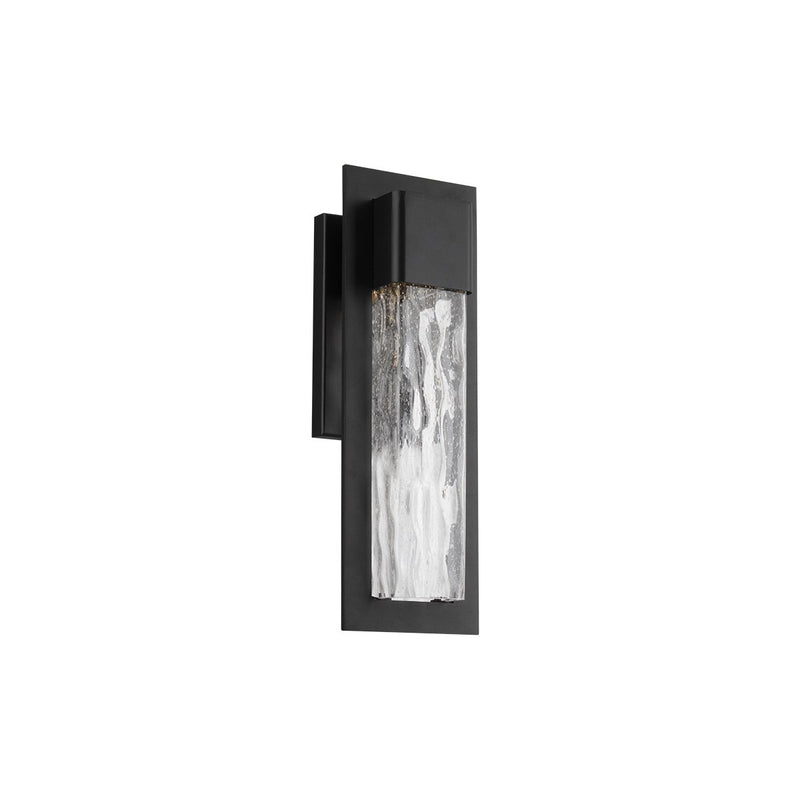 Mist 16" Outdoor Wall Lantern in Black