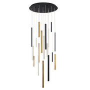 Santana 18-Light 24" Cluster Pendant in Mix