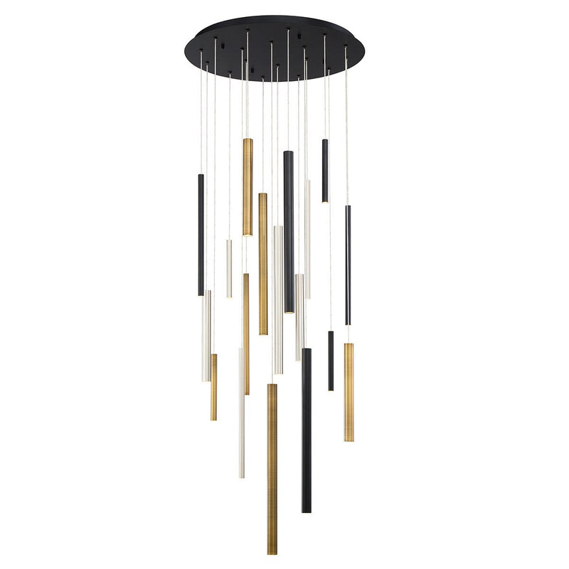 Santana 18-Light 24" Cluster Pendant in Mix