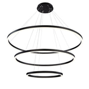 31474-023- Spunto LED Chandelier in Matte Black by Eurofase USA