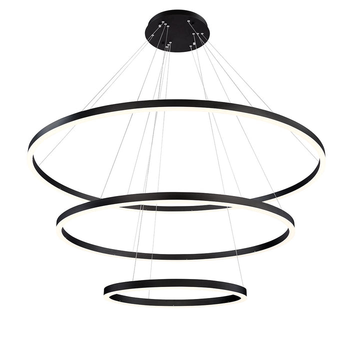 Spunto LED Chandelier in Matte Black - Lamps Expo