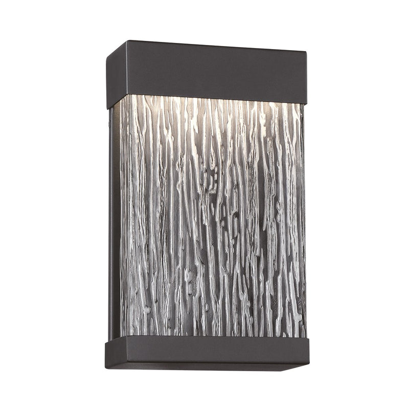 Tiffany 11.38" Outdoor Wall Light in Powder Coat Black
