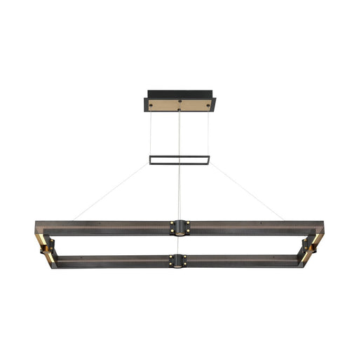 Admiral 42.5" Linear Pendant in Gold-Black Mix
