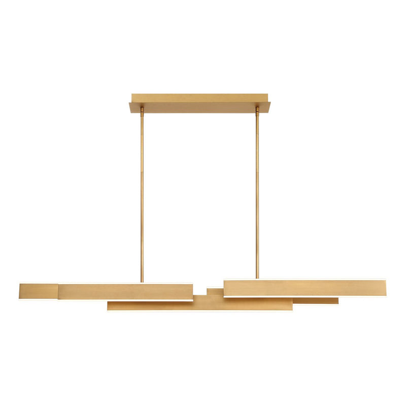 Cameno 55" Linear Pendant in Matte Gold