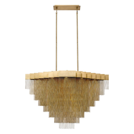 Bloomfield 22-Light 47.25" Linear Pendant in Matte Gold