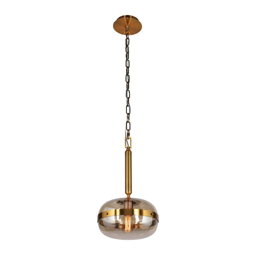 Nottingham 13.8" Pendant in Antique Brass