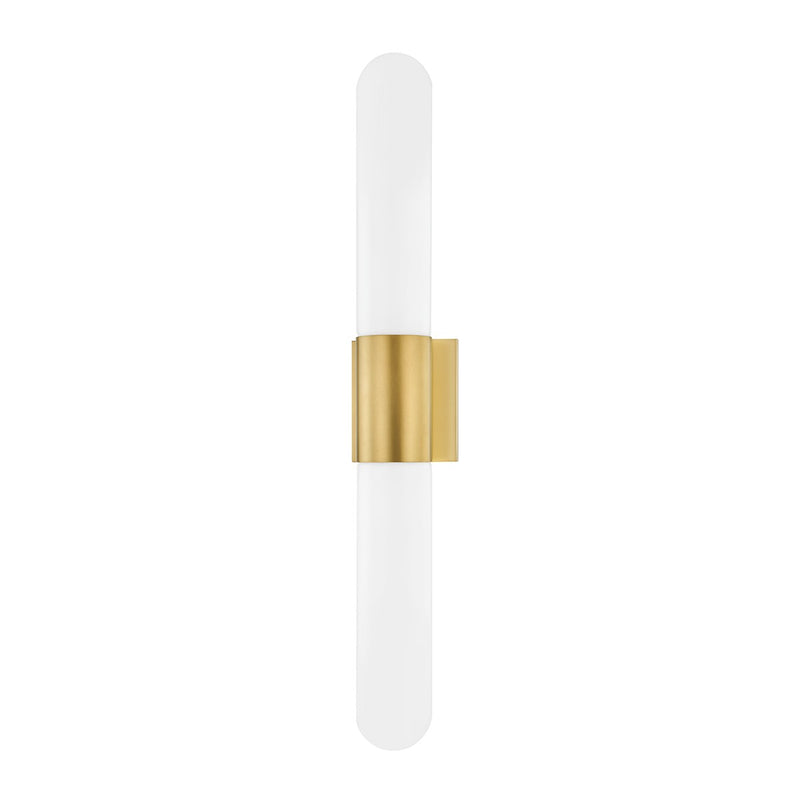 1702-AGB - Carlin 2-Light Wall Sconce in Aged Brass by Hudson Valley