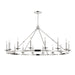 3216-PN - Allendale 16 Light Chandelier in Polished Nickel by Hudson Valley