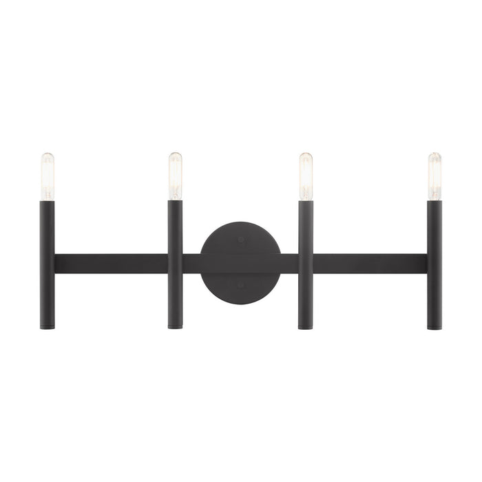 Copenhagen Four Light Vanity in Black