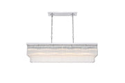Harlow 53" 9-Light Chandelier in Chrome