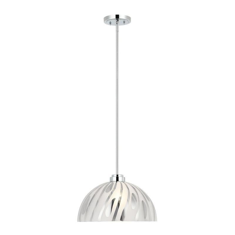 Chroman Empire 16" Dome Pendant in Chrome