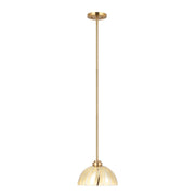 Chroman Empire 10" Dome Pendant in Satin Gold