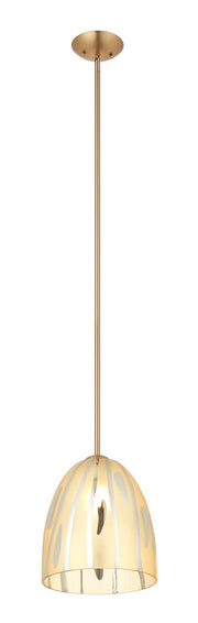 Chroman Empire 9.8" Bell Pendant in Satin Gold