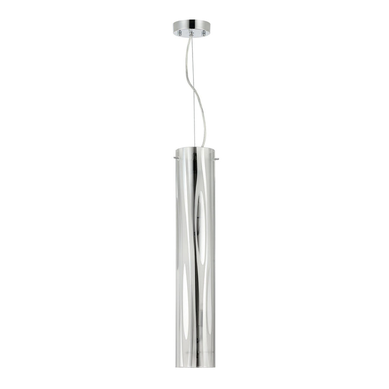 Chroman Empire 3-Light 4.3" Cylinder Pendant in Chrome