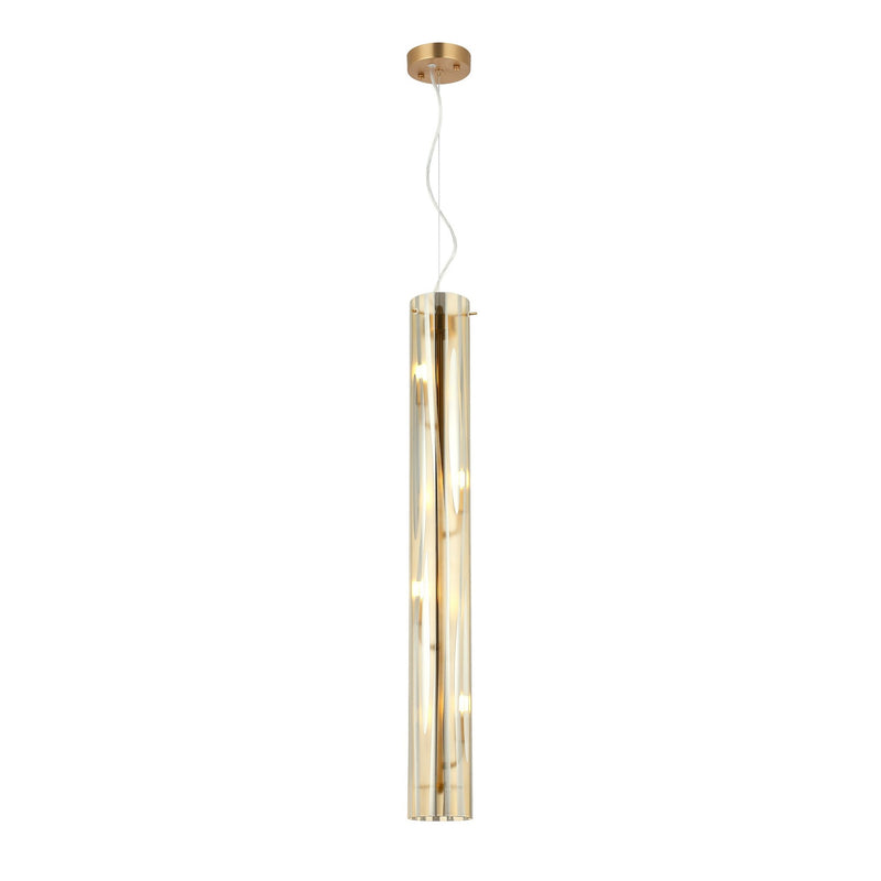 Chroman Empire 4-Light 4.3" Cylinder Pendant in Chrome