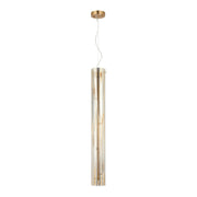 Chroman Empire 4-Light 4.3" Cylinder Pendant in Satin Gold
