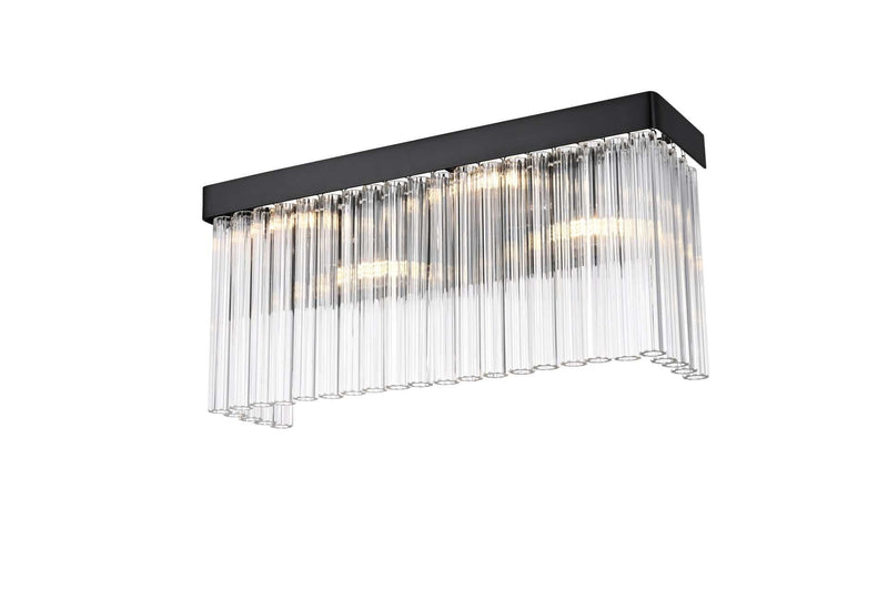 Harlow 19" 4-Light Wall Sconce in Black