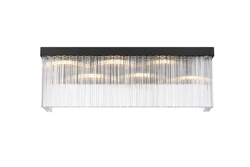 Harlow 26" 6-Light Wall Sconce in Black