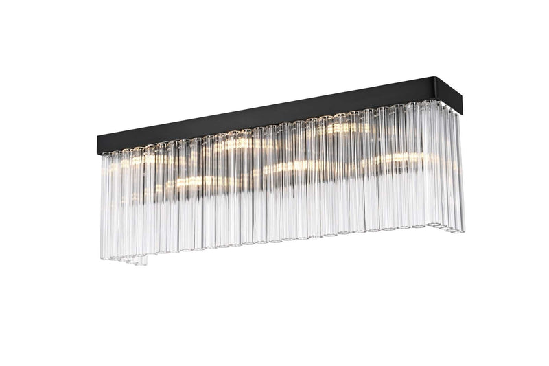 Harlow 26" 6-Light Wall Sconce in Black