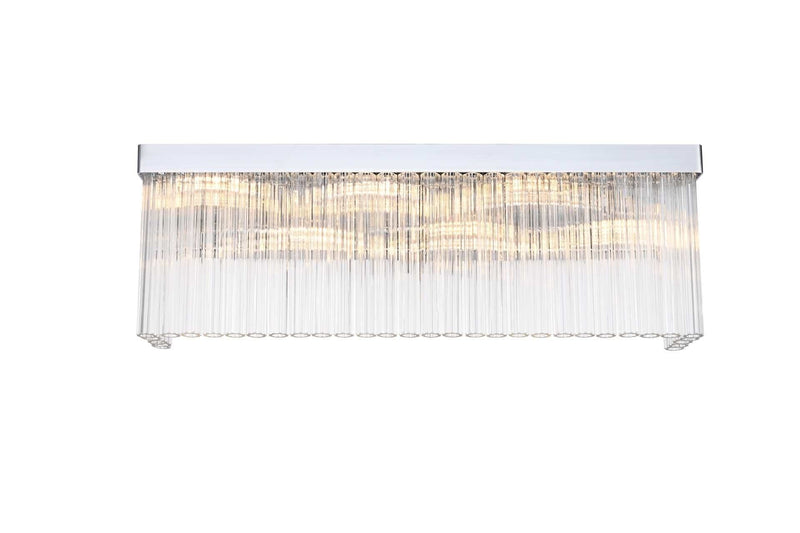Harlow 26" 6-Light Wall Sconce in Chrome