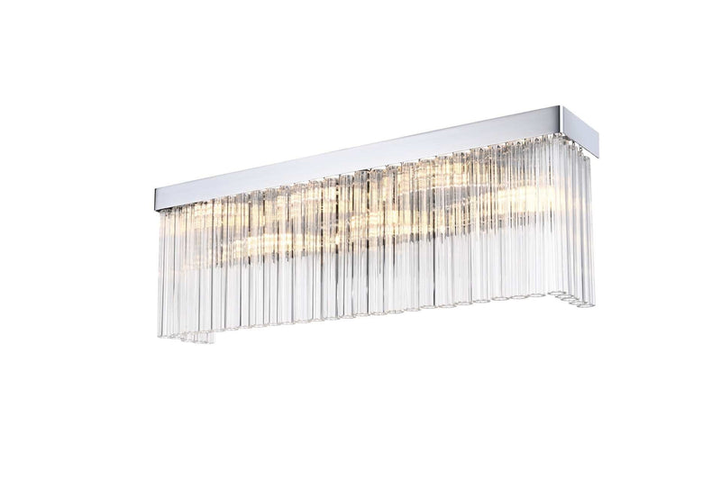 Harlow 26" 6-Light Wall Sconce in Chrome