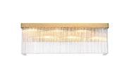 Harlow 26" 6-Light Wall Sconce in Satin Gold