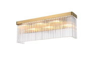 Harlow 26" 6-Light Wall Sconce in Satin Gold