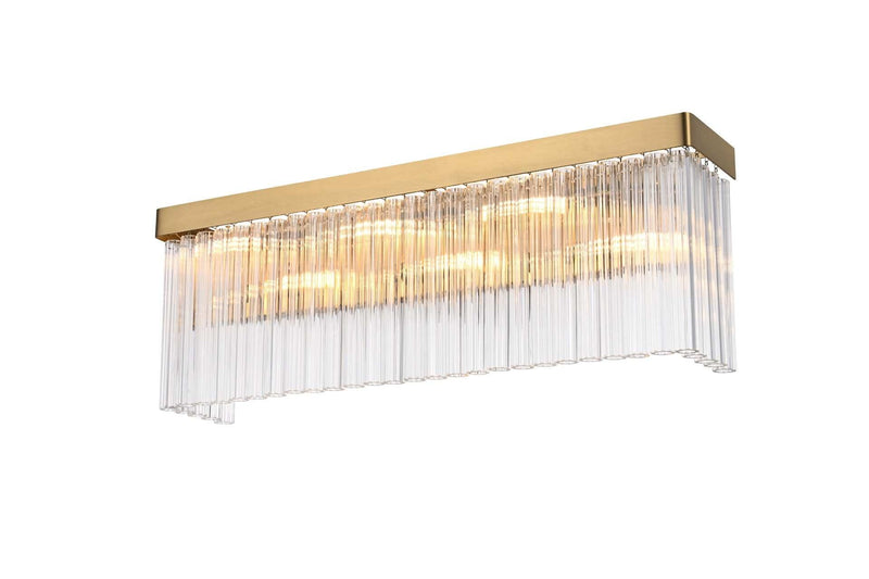 Harlow 26" 6-Light Wall Sconce in Satin Gold