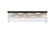 Harlow 34" 8-Light Wall Sconce in Black