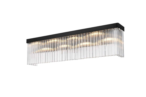 Harlow 34" 8-Light Wall Sconce in Black