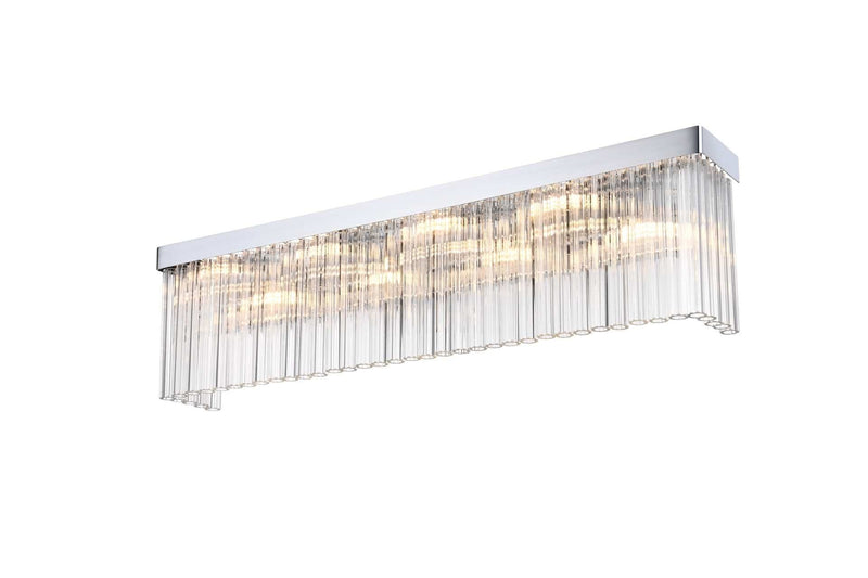 Harlow 34" 8-Light Wall Sconce in Chrome