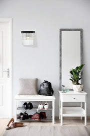 Harlow Wall Sconce in Black And Clear