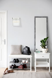 Harlow Wall Sconce in Chrome And Clear