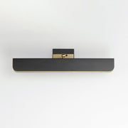 Miles 24" Articulating LED Picture Light in Black / Natural Aged Brass