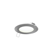 Excel 4.75" Round Slim Panel Recessed Light in Satin Nickel