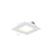 LED Recessed Panel Light in White