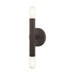 Copenhagen Two Light Wall Sconce in Bronze