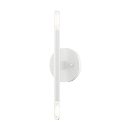 Copenhagen Two Light Wall Sconce in White