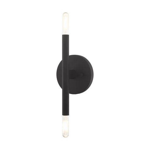 Copenhagen Two Light Wall Sconce in Black