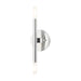 Copenhagen Two Light Wall Sconce in Polished Chrome