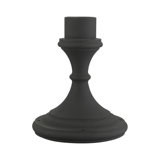 Outdoor Accessories Pier Mount Adapter in Textured Black